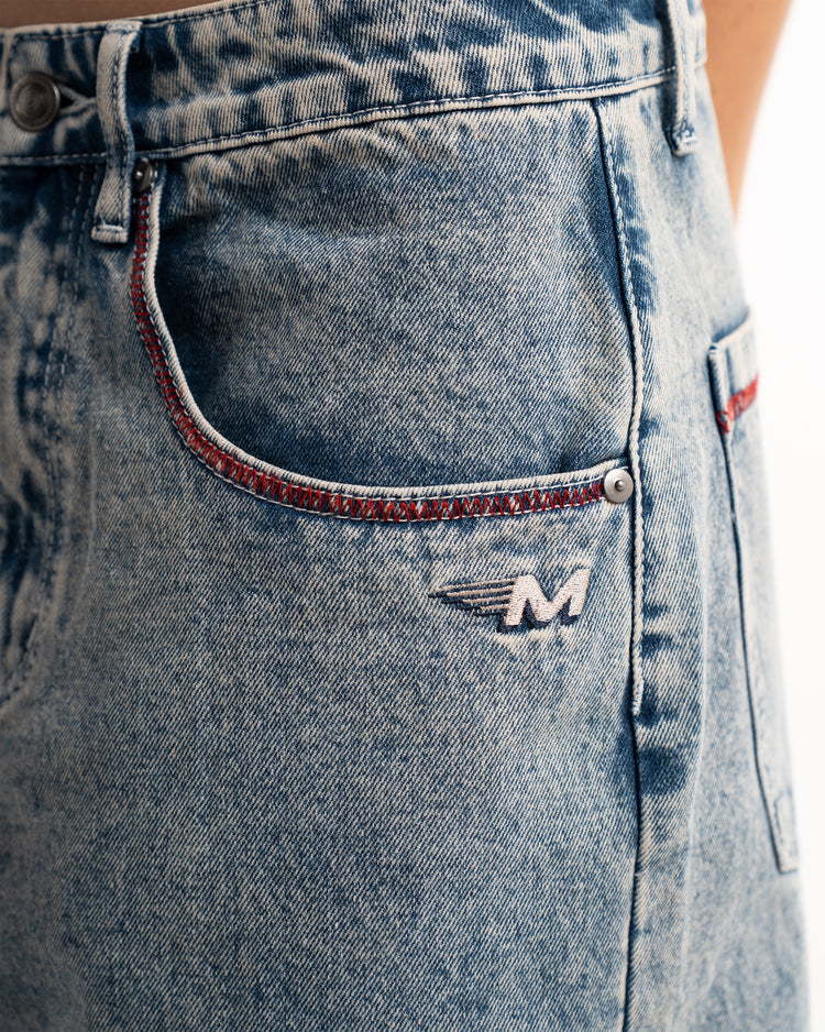 RACING DENIM PANTS