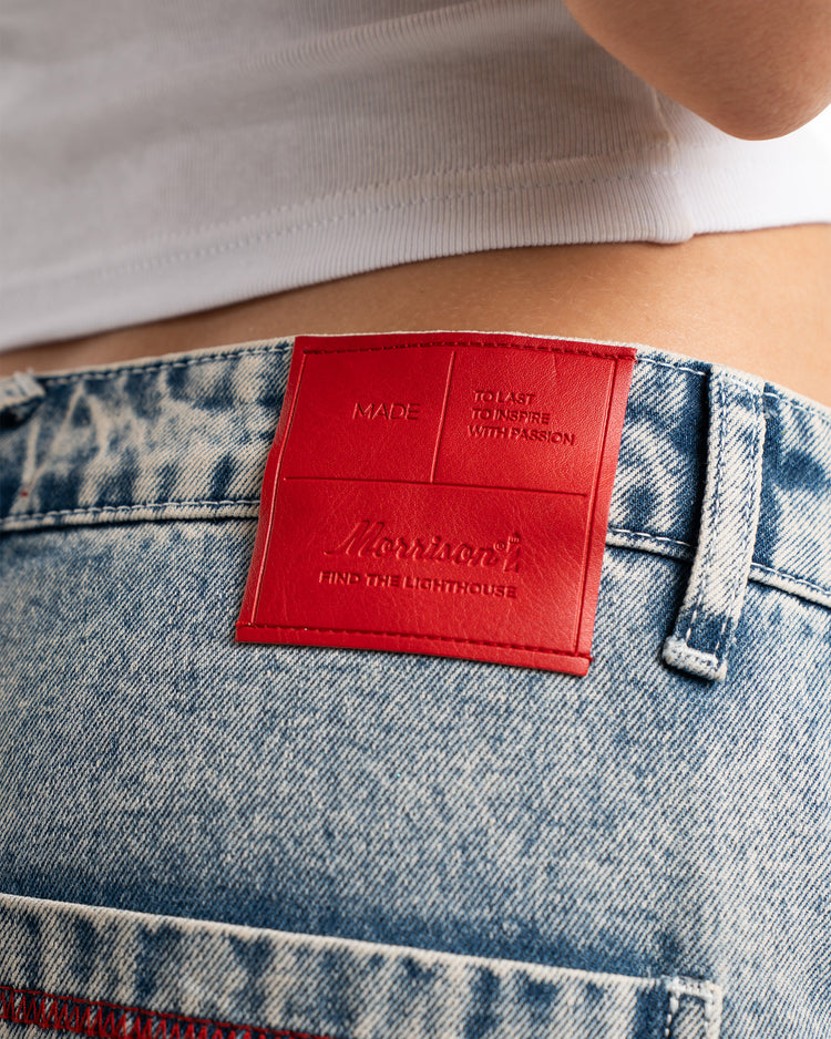 RACING DENIM PANTS