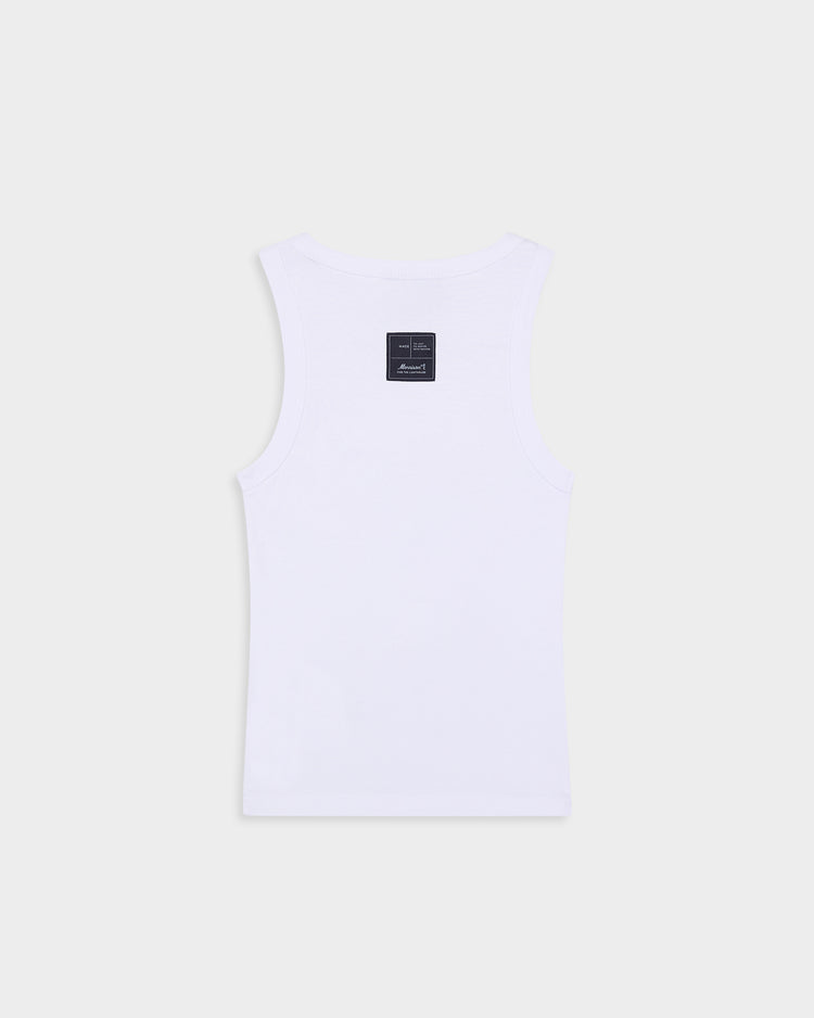 SENSITIVE WHITE TANK TOP