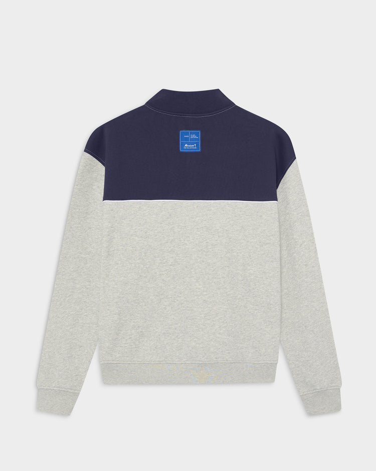 STONE MIX HALF ZIP