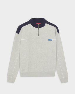 STONE MIX HALF ZIP