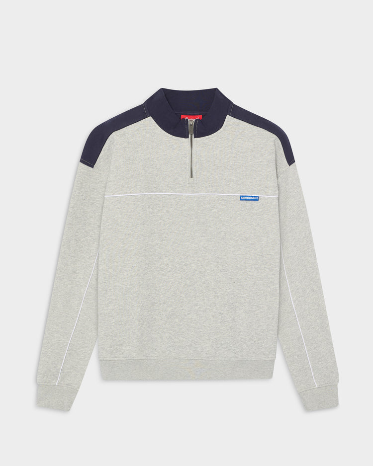 STONE MIX HALF ZIP