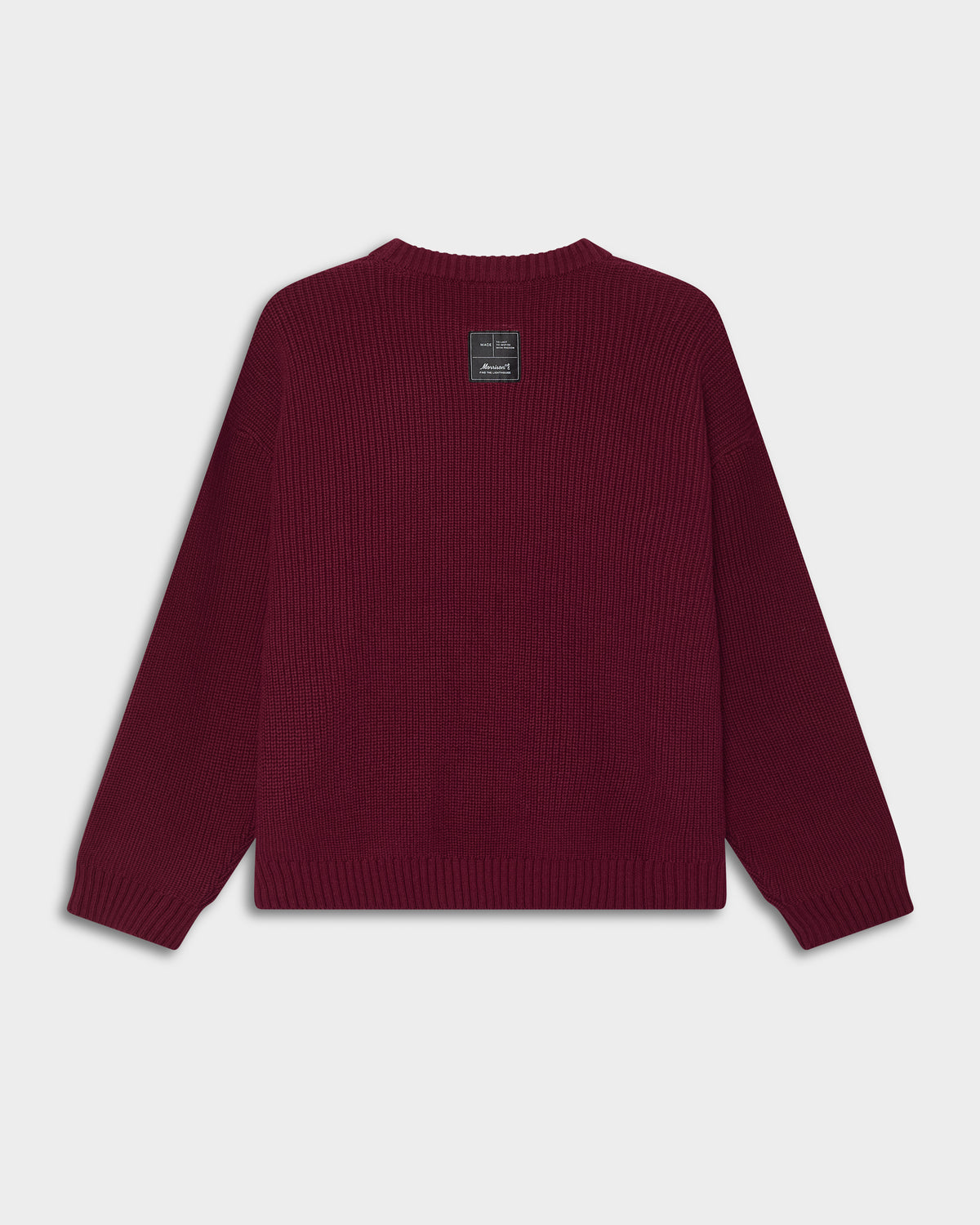 WORLD BURGUNDY KNIT