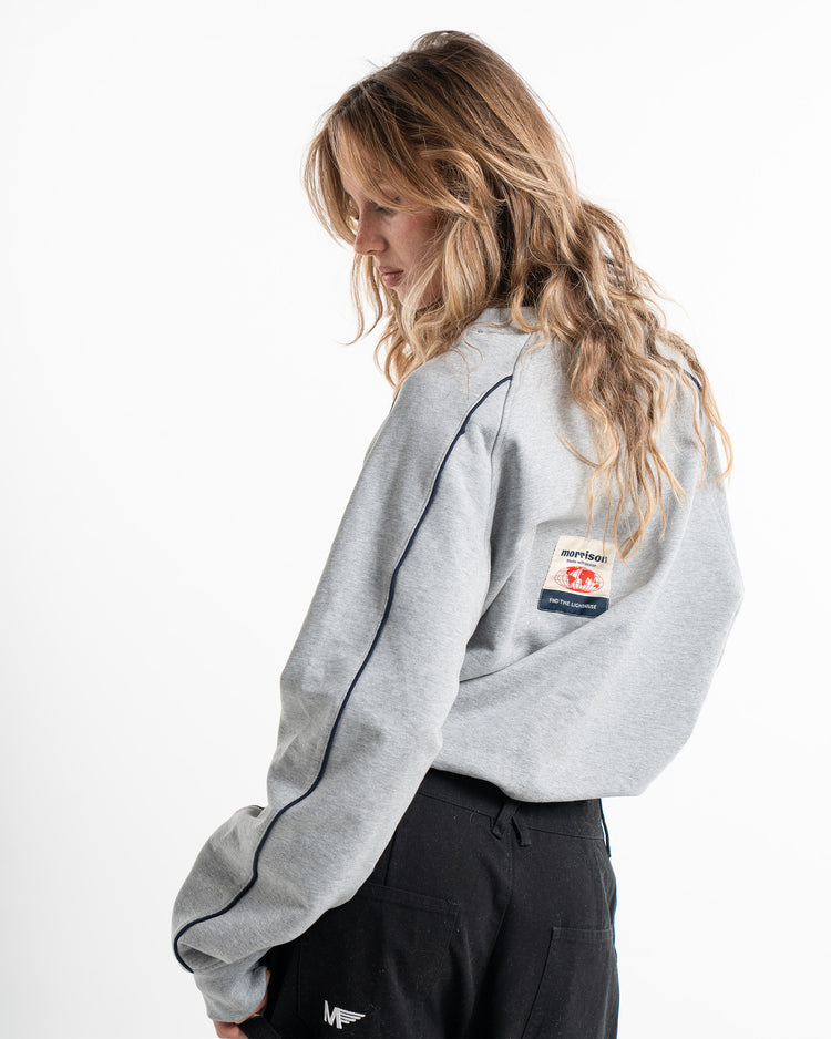WORLD GREY LOOSE SWEAT