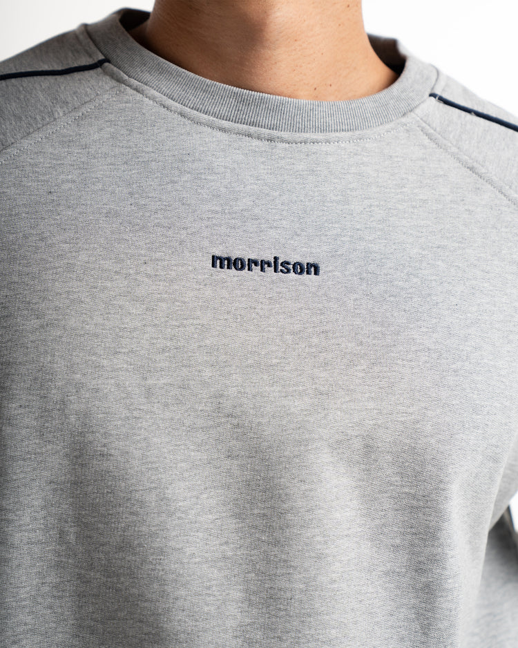 WORLD GREY LOOSE SWEAT