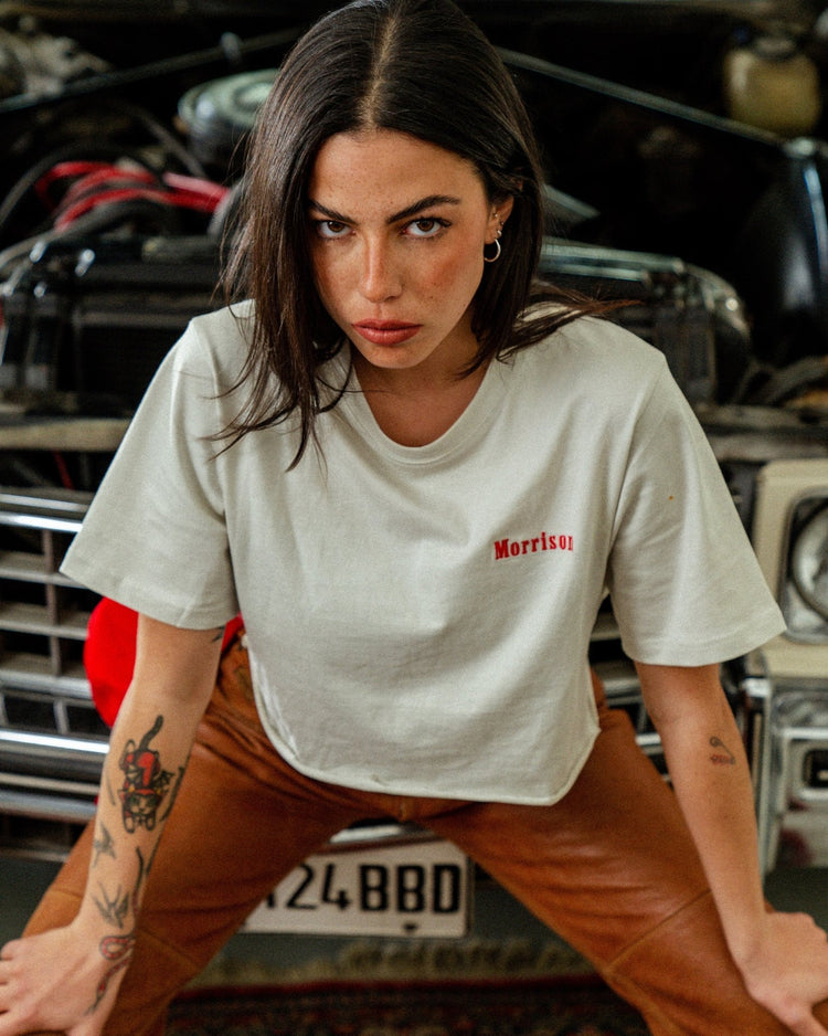 Brand Off - White Tee - CAMISETA - Morrison Shoes [woman]