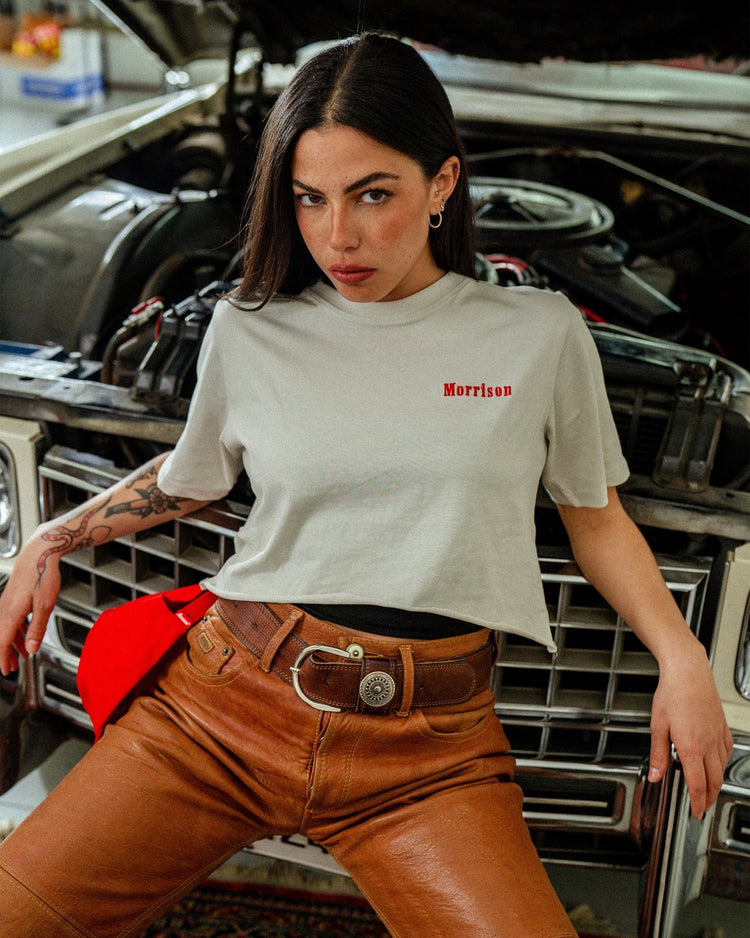 Brand Off - White Tee - CAMISETA - Morrison Shoes [woman]
