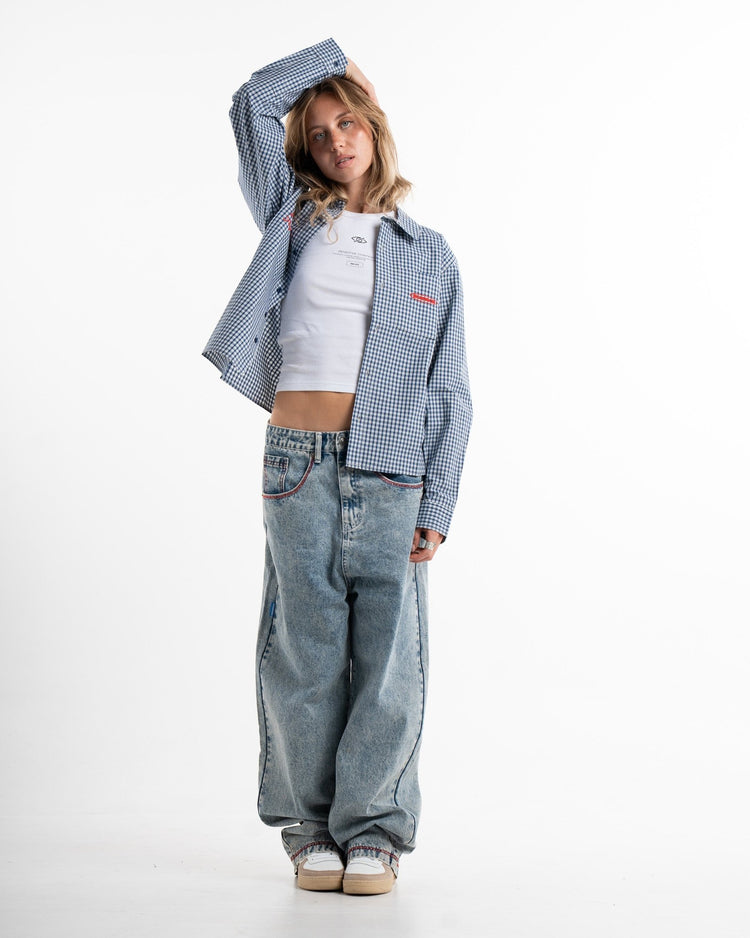 CHECK BLOCK SHIRT - CAMISAS - Morrison Shoes [woman]