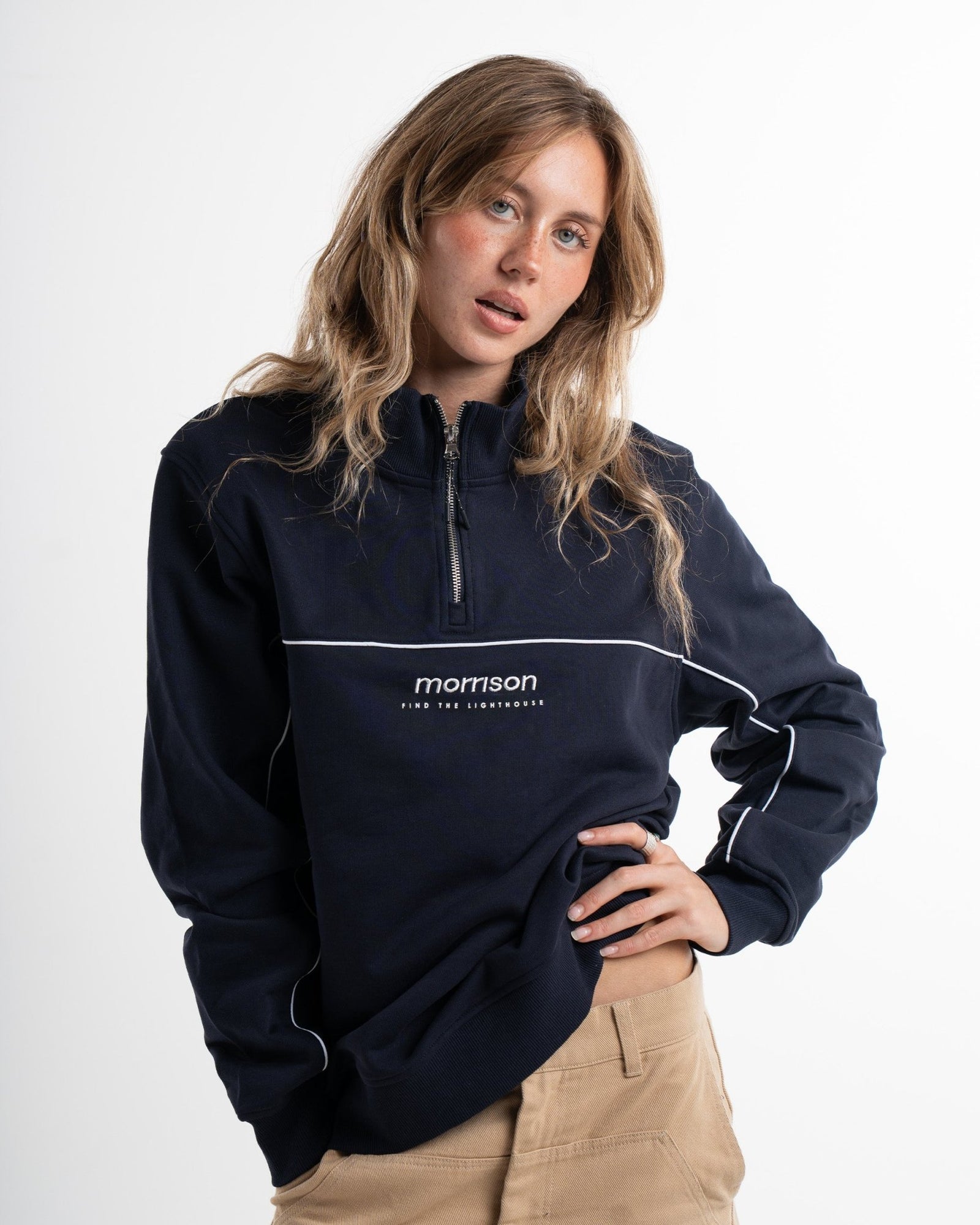 CORE BLUE HALF ZIP - JERSÉIS - Morrison Shoes [woman]