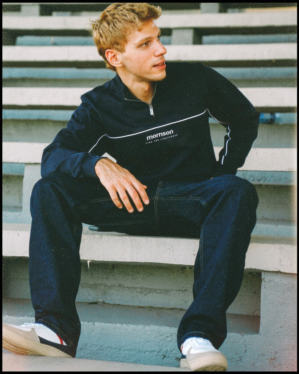 CORE BLUE HALF ZIP - JERSÉIS - Morrison Shoes [men]
