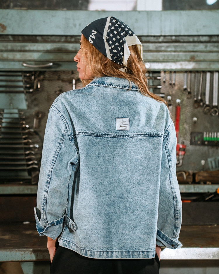 DENIM WORKER JACKET - CHAQUETAS - Morrison Shoes[woman]