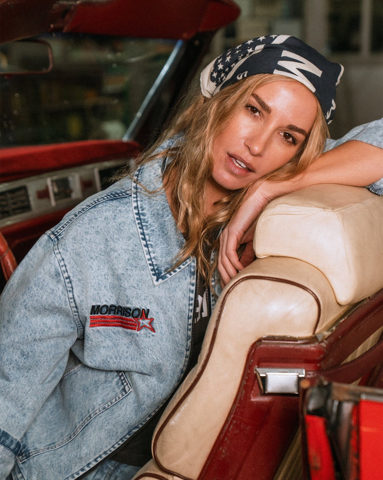 DENIM WORKER JACKET - CHAQUETAS - Morrison Shoes[woman]