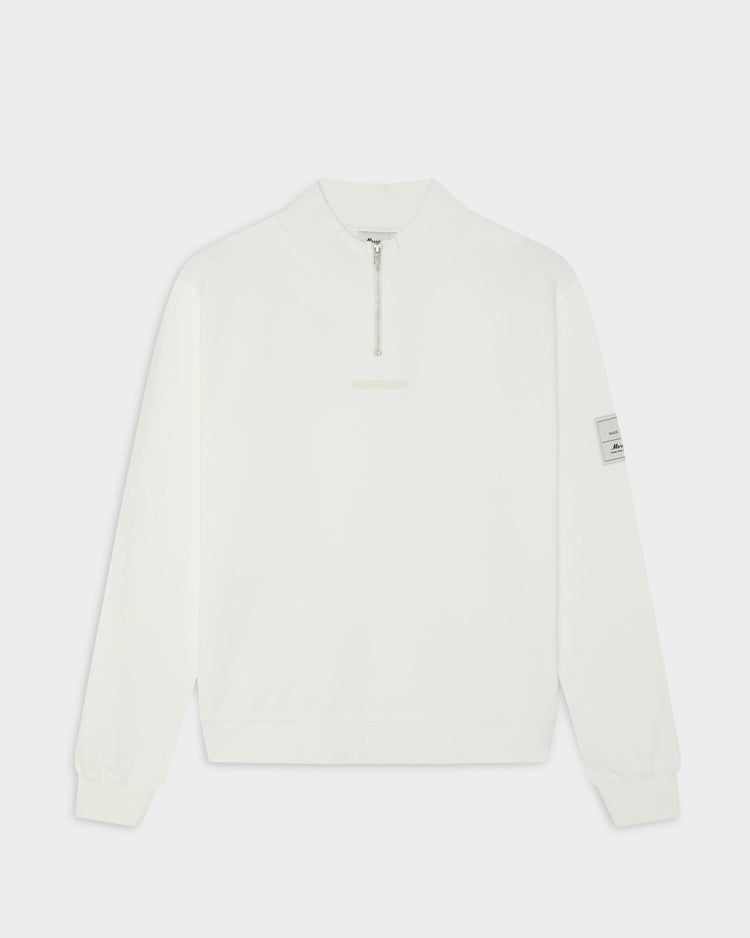 ECRU REGULAR HALF ZIP - SUDADERAS - Morrison Shoes