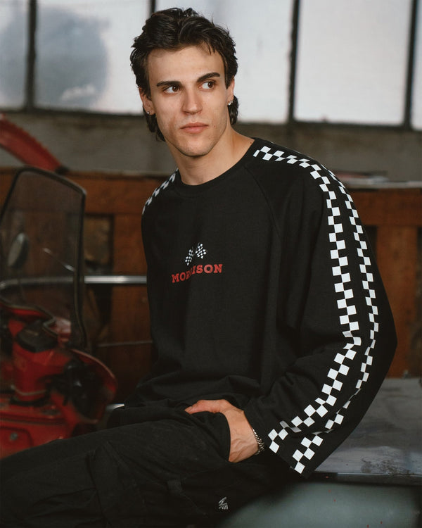 FLAG BLACK LS TEE - CAMISETAS - Morrison Shoes [men]