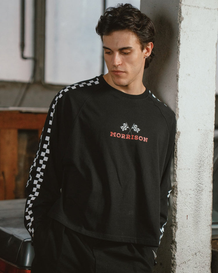 FLAG BLACK LS TEE - CAMISETAS - Morrison Shoes [men]
