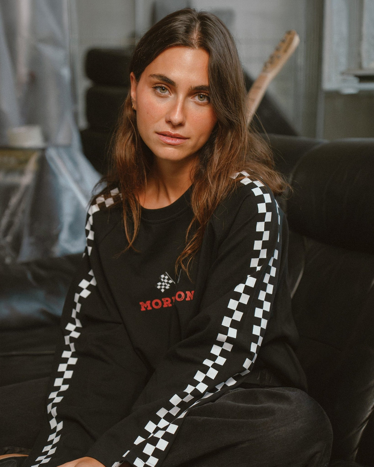 FLAG BLACK LS TEE - CAMISETAS - Morrison Shoes [woman]