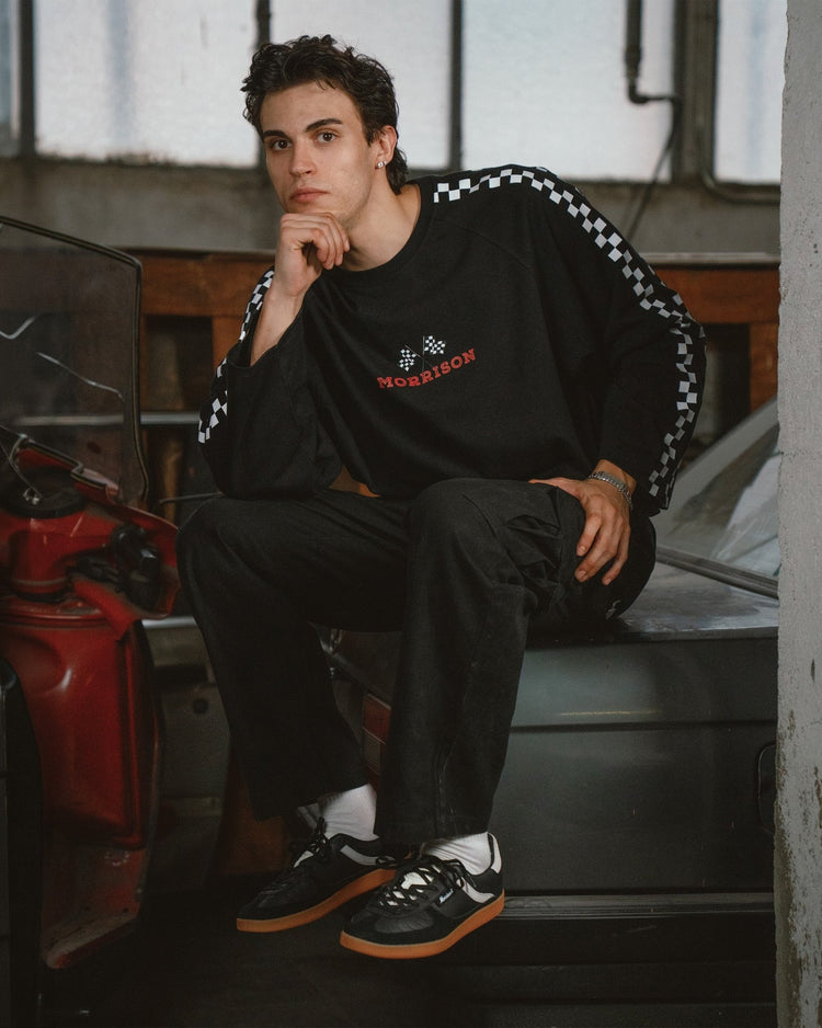 FLAG BLACK LS TEE - CAMISETAS - Morrison Shoes [men]