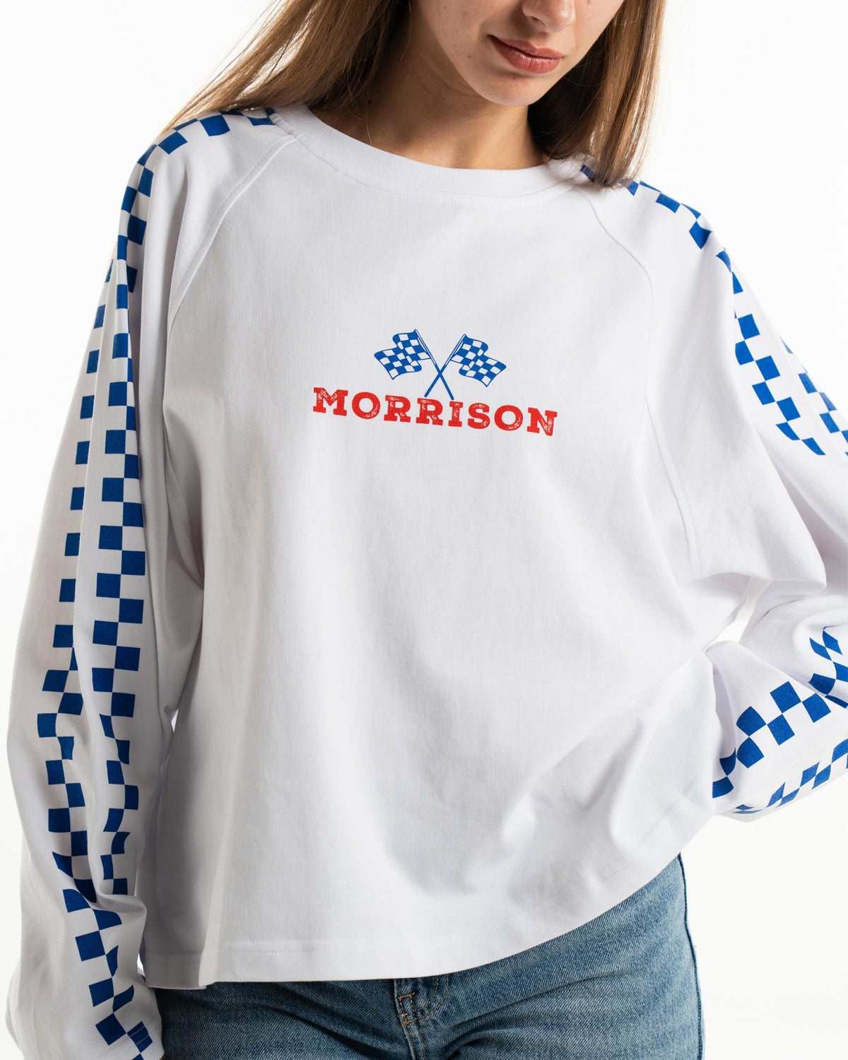 FLAG WHITE LS TEE - CAMISETAS - Morrison Shoes [woman]