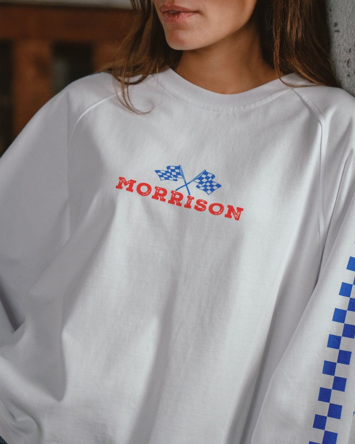FLAG WHITE LS TEE - CAMISETAS - Morrison Shoes [woman]