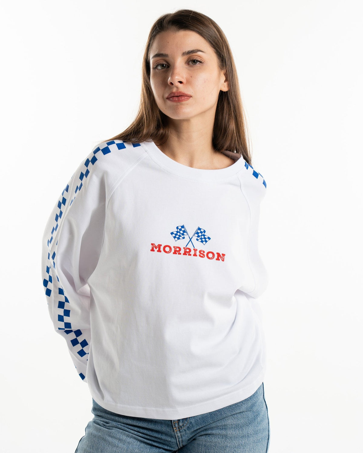 FLAG WHITE LS TEE - CAMISETAS - Morrison Shoes [woman]