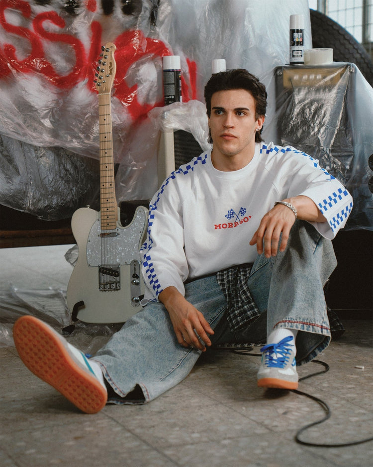 FLAG WHITE LS TEE - CAMISETAS - Morrison Shoes [men]