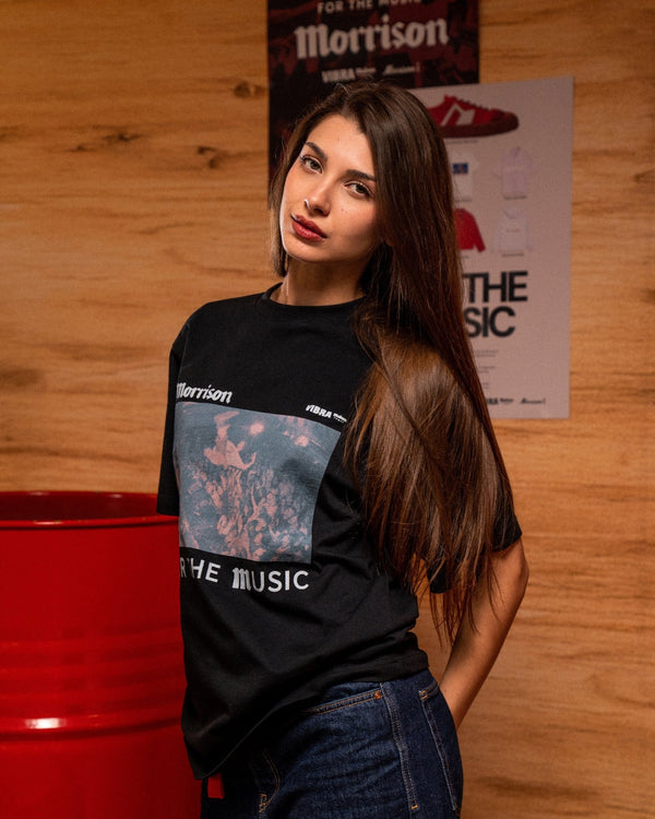 For The Music Black Tee - CAMISETA - Morrison Shoes [woman]