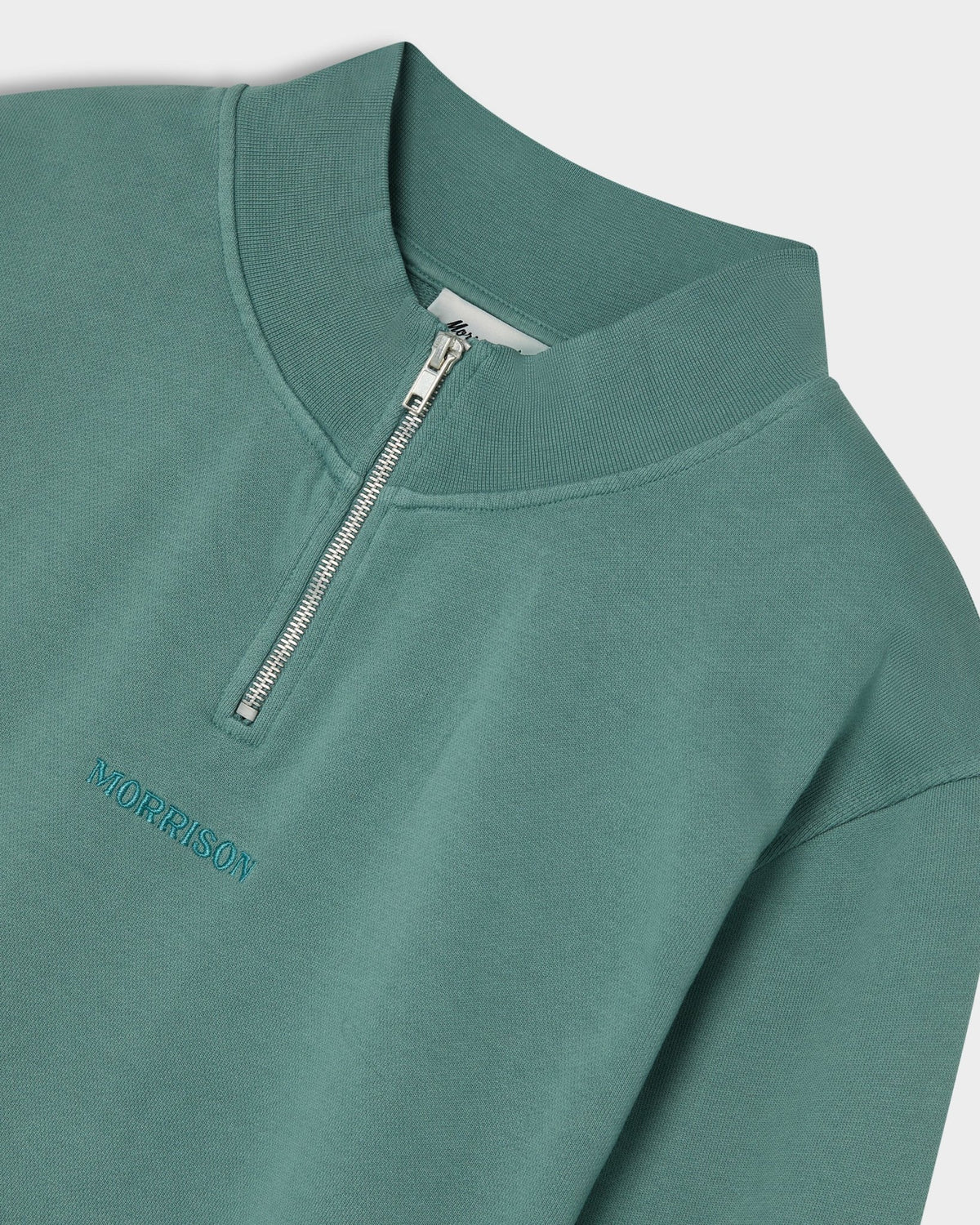 GREEN REGULAR HALF ZIP - SUDADERAS - Morrison Shoes