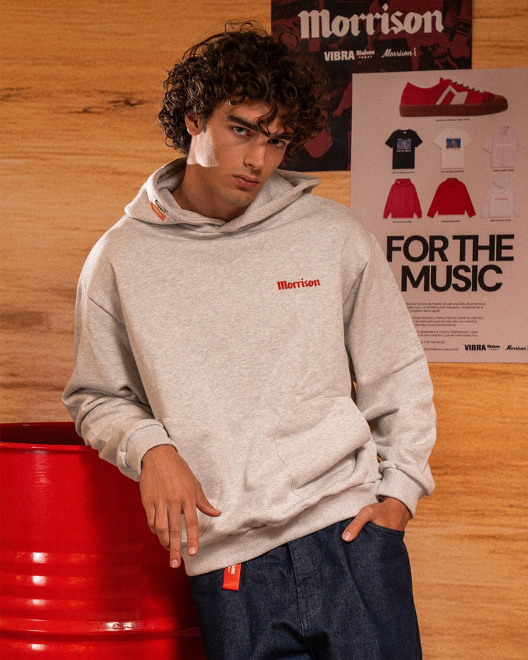 Grey Pockets Hoodie - SUDADERAS - Morrison Shoes [men]