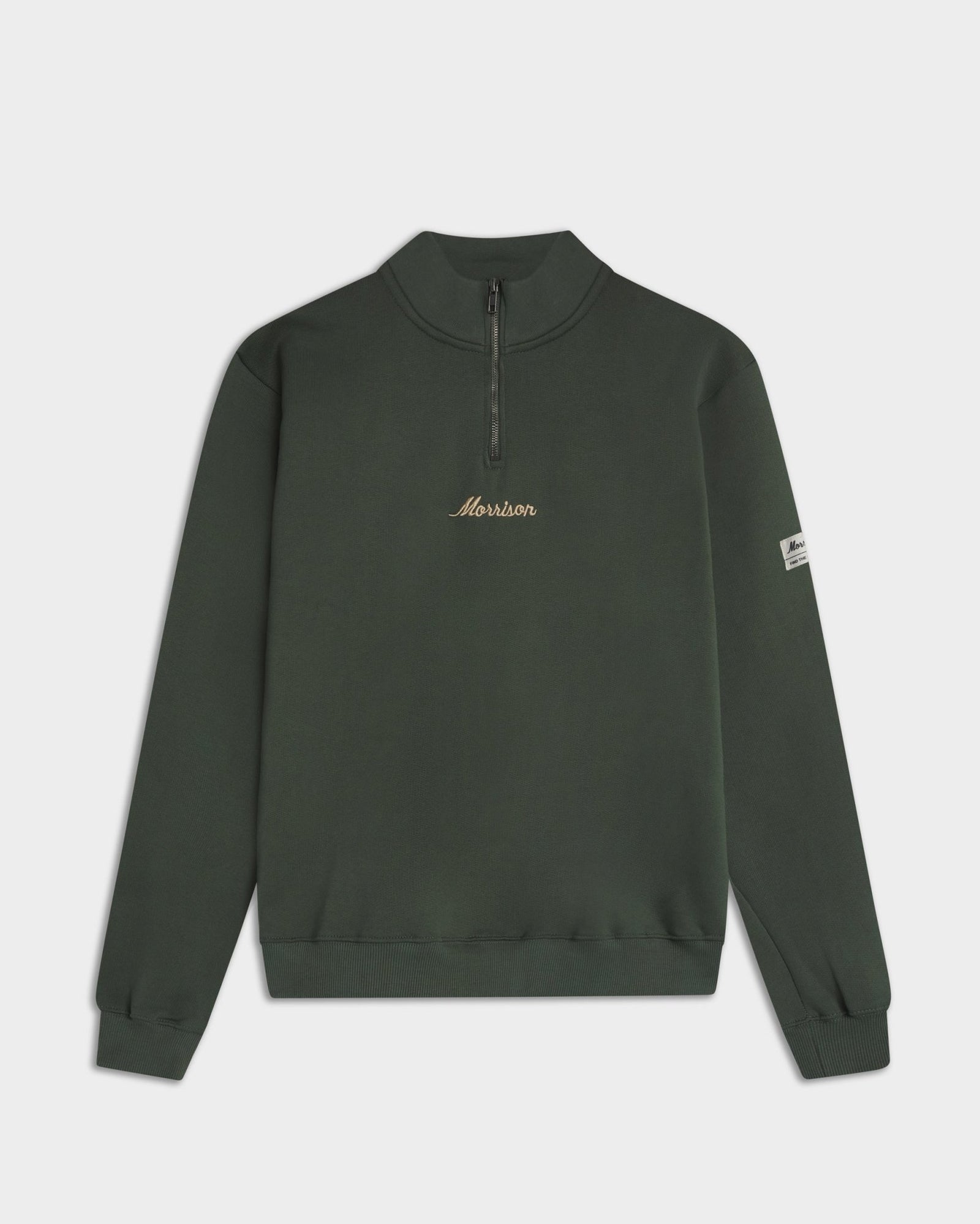 Khaki Half Zipper - SUDADERAS - Morrison Shoes