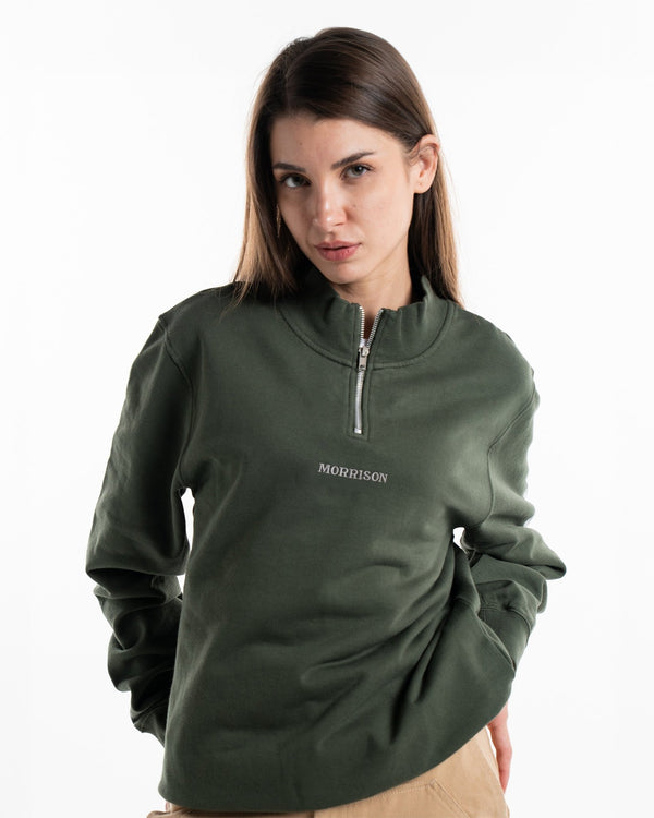 Khaki Half Zipper - SUDADERAS - Morrison Shoes [woman]