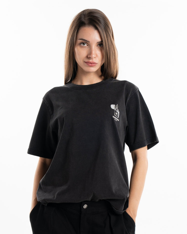LIGHTUP BLACK TEE - CAMISETAS - Morrison Shoes [woman]