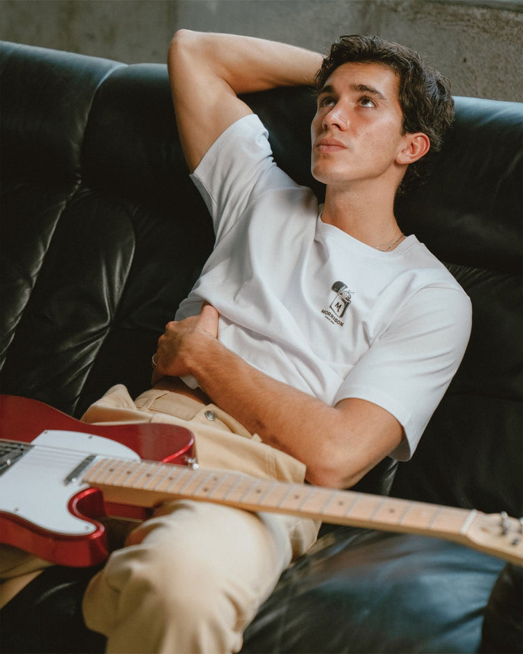 LIGHTUP WHITE TEE - CAMISETAS - Morrison Shoes [men]