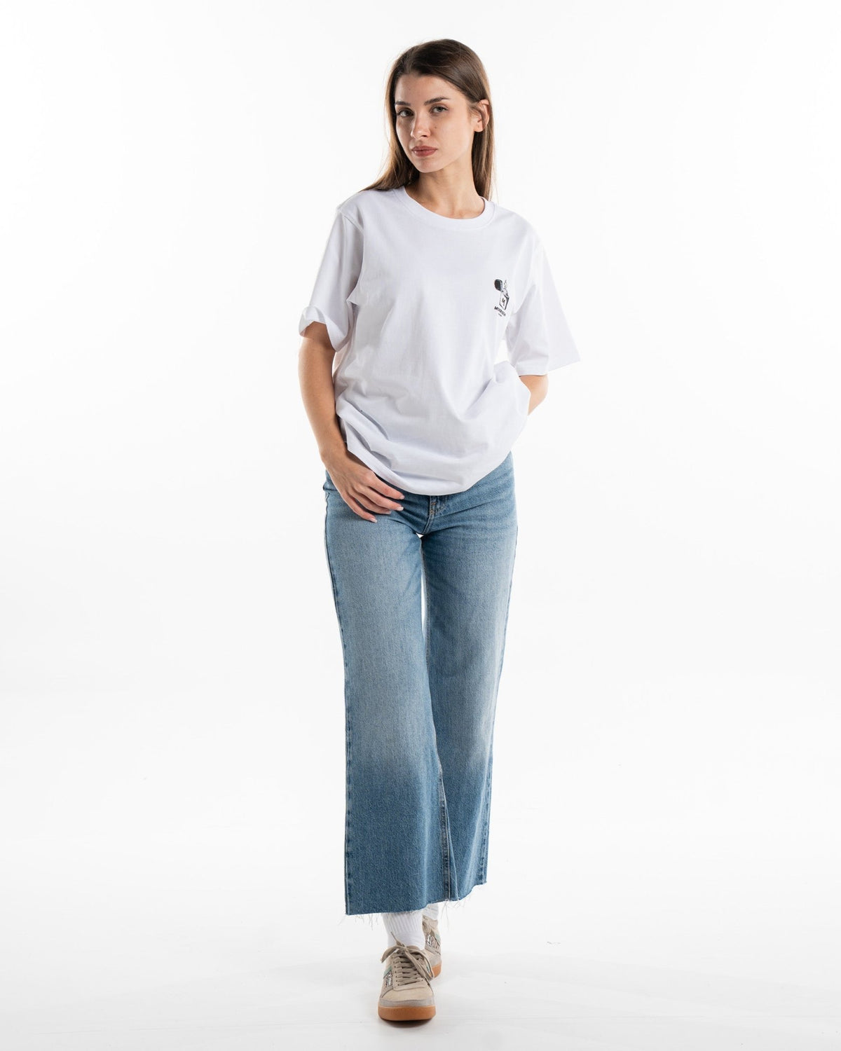 LIGHTUP WHITE TEE - CAMISETAS - Morrison Shoes [woman]