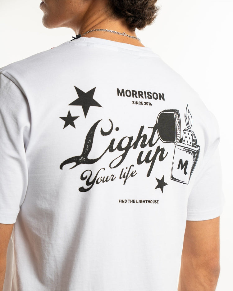 LIGHTUP WHITE TEE - CAMISETAS - Morrison Shoes [men]