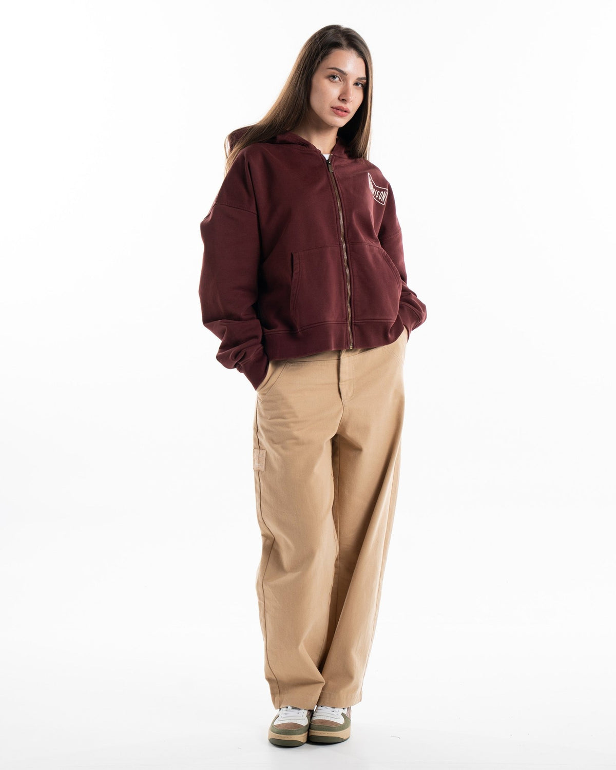 LOGO BOX ZIPPER - SUDADERAS - Morrison Shoes [woman]