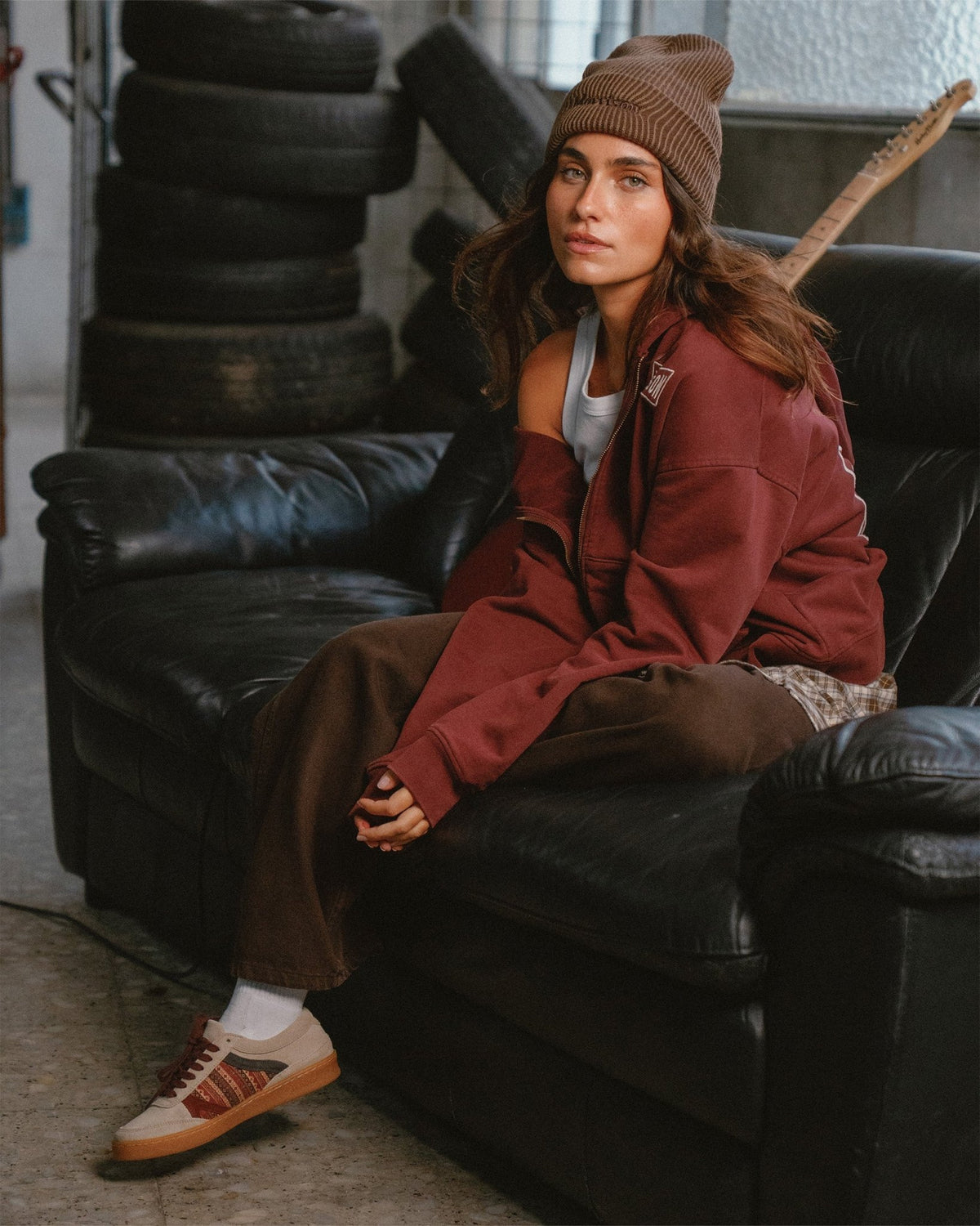 LOGO BOX ZIPPER - SUDADERAS - Morrison Shoes [woman]