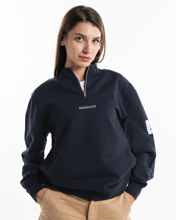 Navy Half Zipper - SUDADERAS - Morrison Shoes [woman]