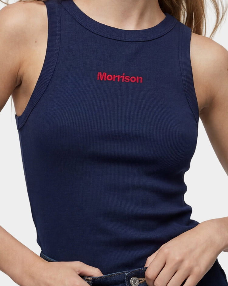 NAVY SLIM TANK TOP - CAMISETAS - Morrison Shoes