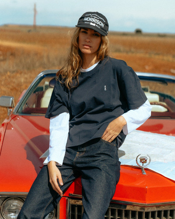 NEW OG BLUE BOXY TEE - CAMISETAS - Morrison Shoes [woman]