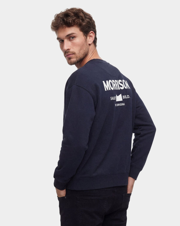 NEWOG BLUE BOXY SWEAT - SUDADERAS - Morrison Shoes [men]
