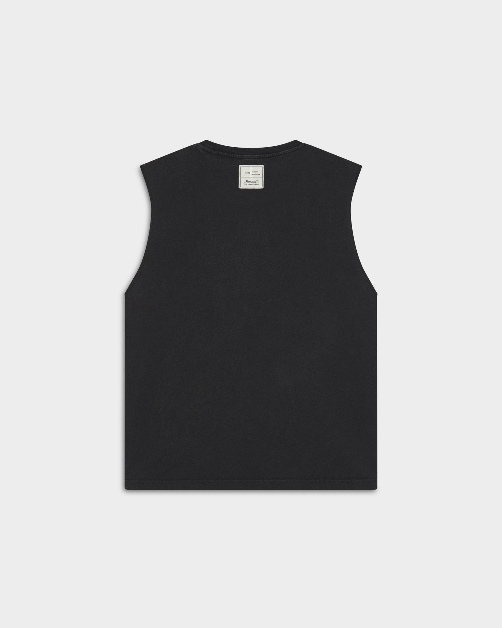 PALM BLACK BOXY TANK TOP - CAMISETAS - Morrison Shoes