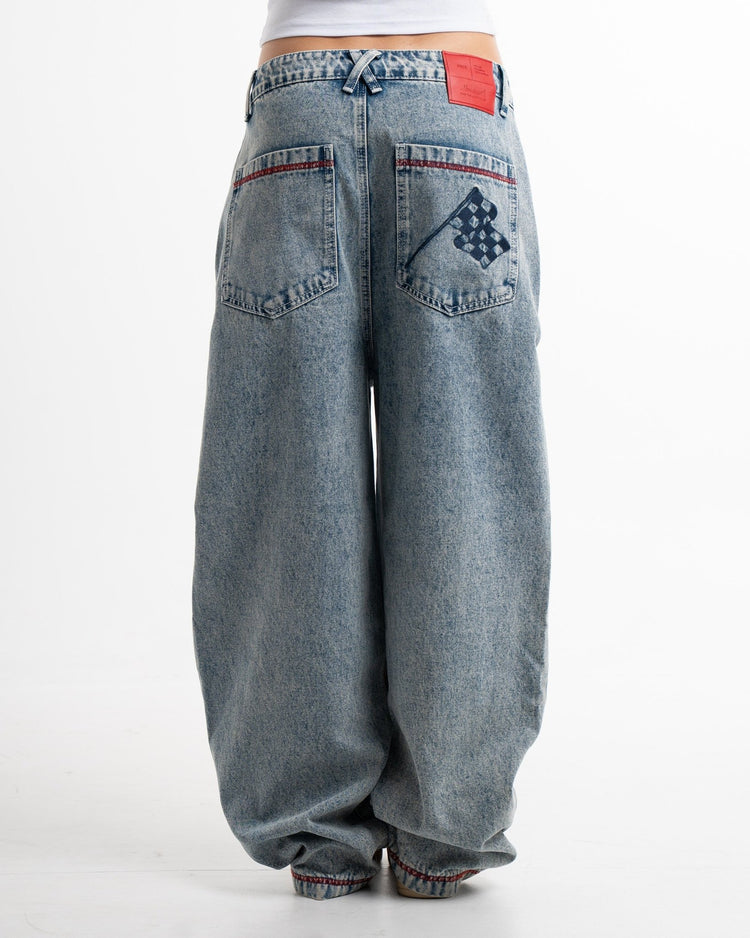 RACING DENIM PANTS - PANTALONES - Morrison Shoes [woman]