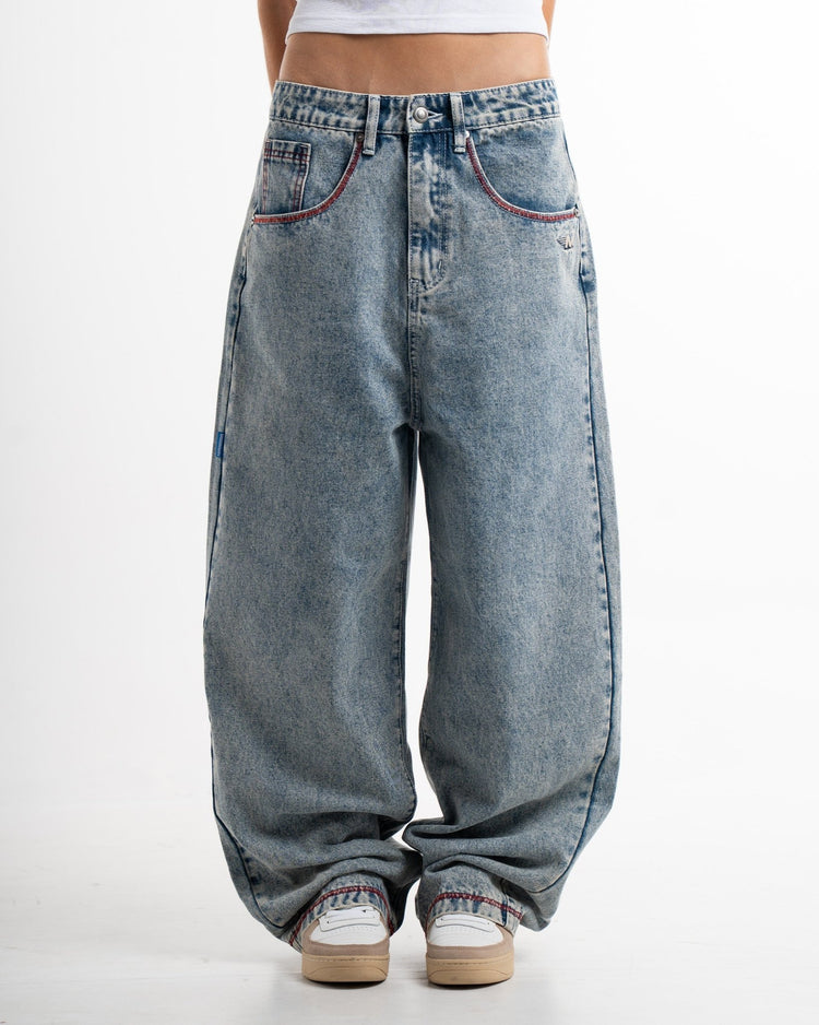 RACING DENIM PANTS - PANTALONES - Morrison Shoes [woman]