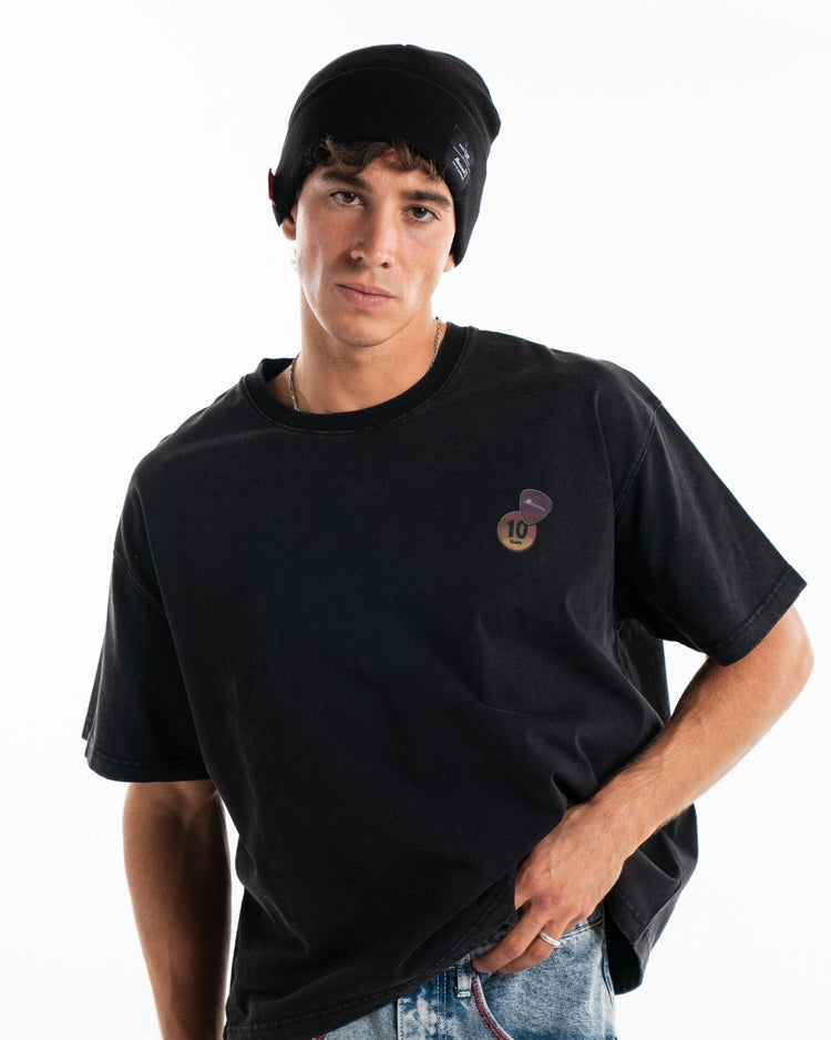 RAW PATCH BLACK BEANIE - CABEZA - Morrison Shoes [men]
