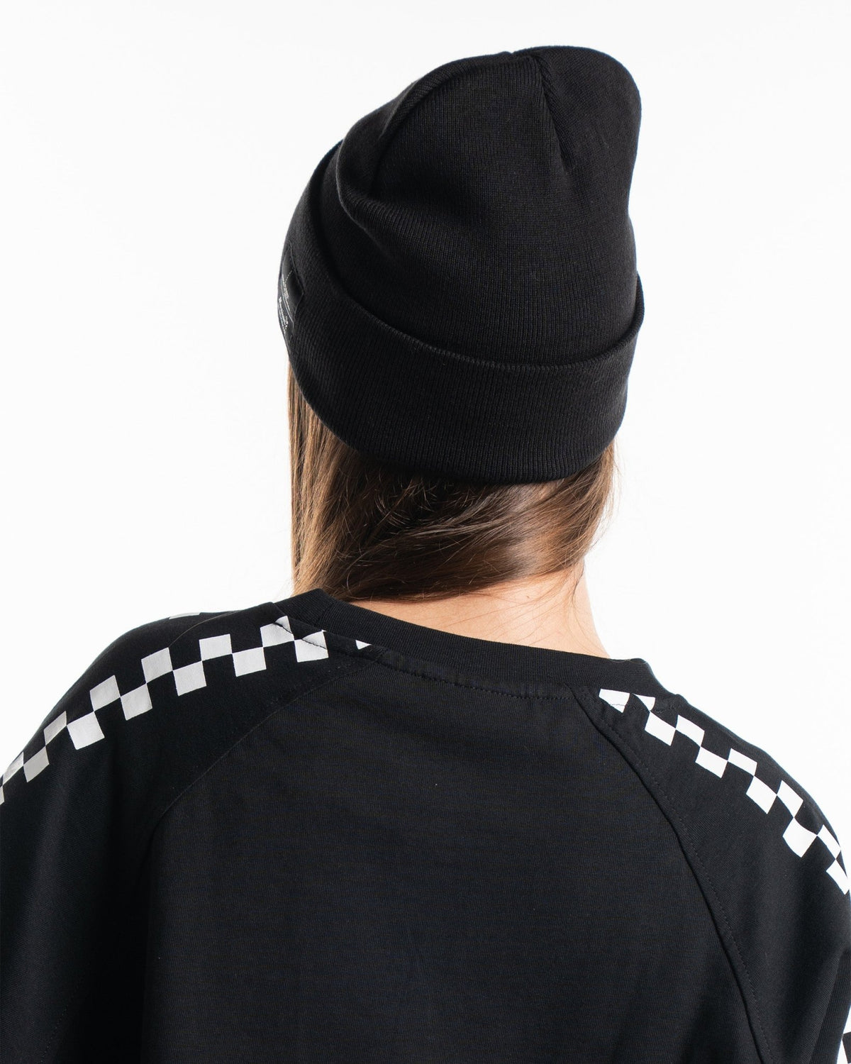 RAW PATCH BLACK BEANIE - CABEZA - Morrison Shoes [woman]