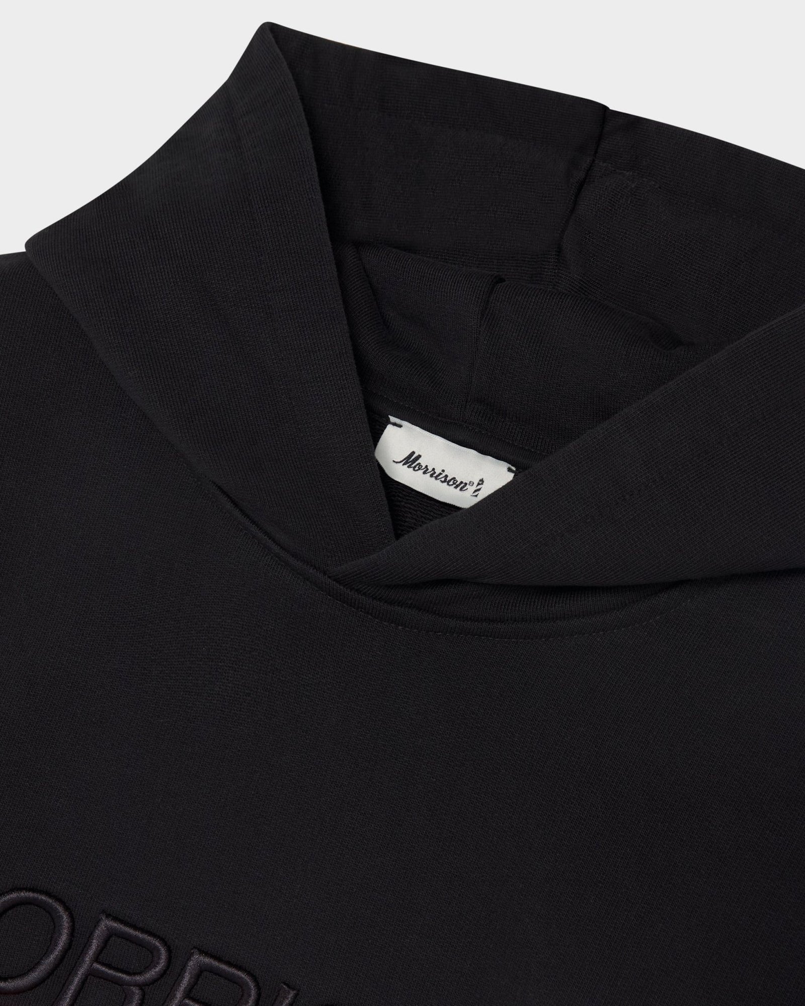 STAR BLACK BOXY HOODIE - SUDADERAS - Morrison Shoes