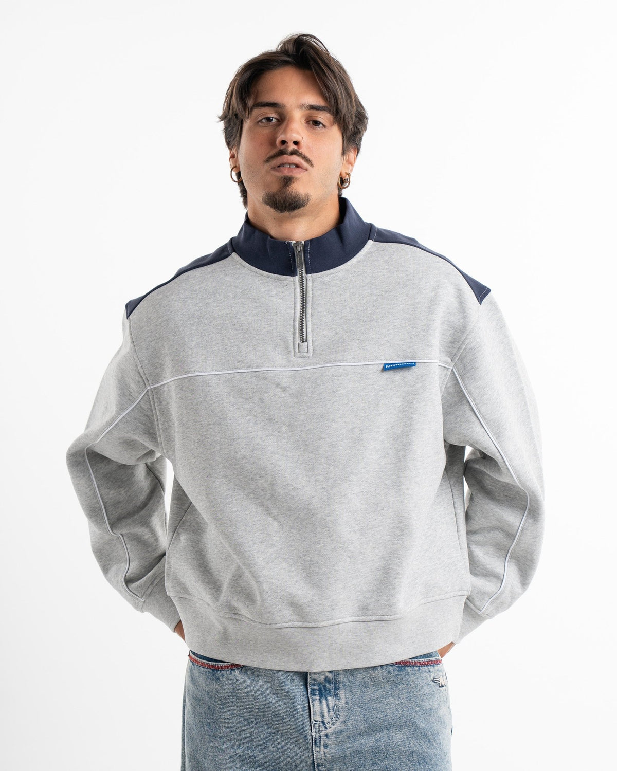 STONE MIX HALF ZIP - JERSÉIS - Morrison Shoes [men]