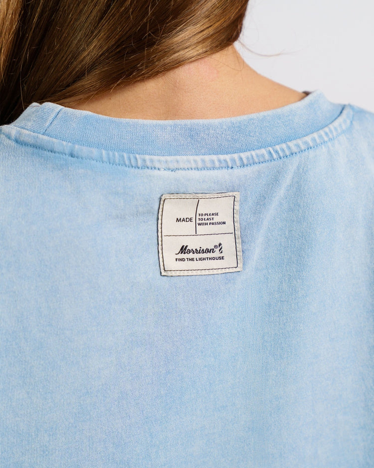 SUNSET BLUE BOXY TEE - CAMISETAS - Morrison Shoes