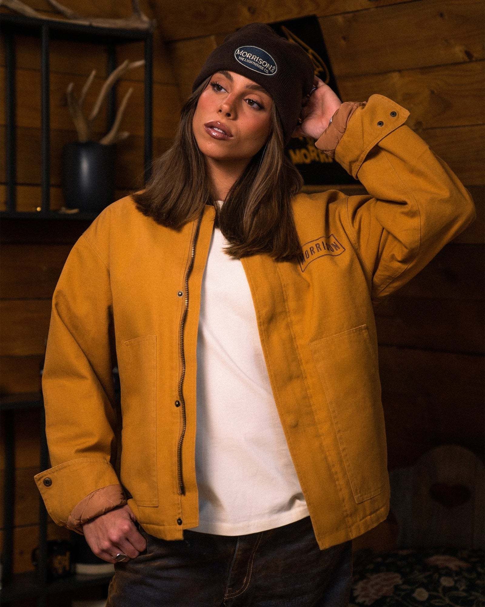 Worker Beige - CHAQUETAS - Morrison Shoes[woman]