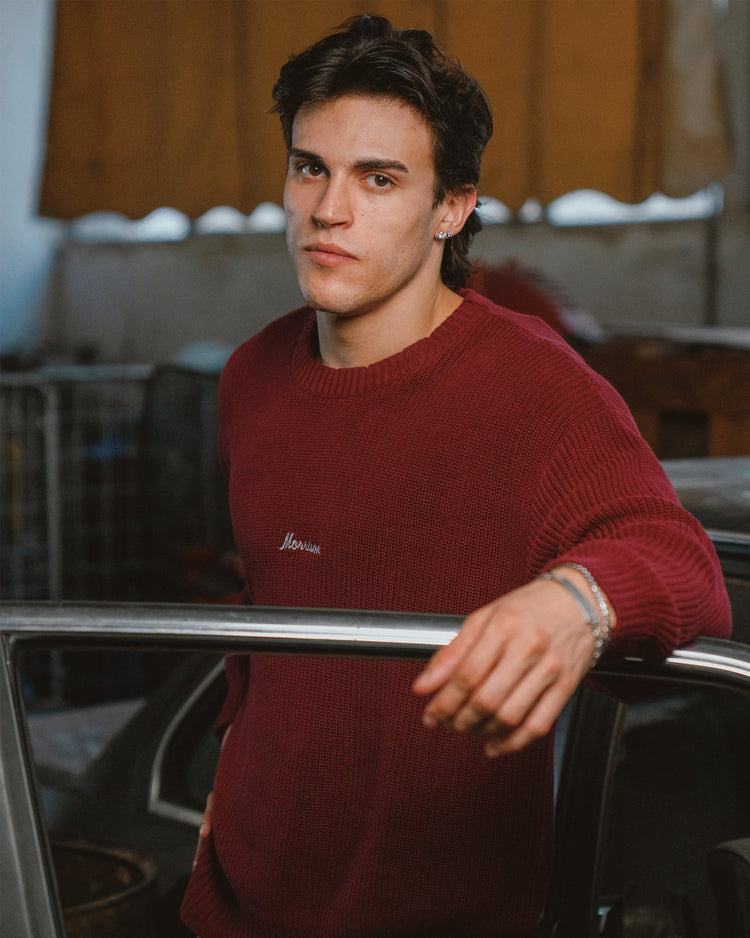 WORLD BURGUNDY KNIT - JERSÉIS - Morrison Shoes [men]